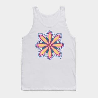 Flower Retro Mandala Tank Top